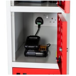 Battery Charging Lockers cabinets Powerstation Batterybank volthub, profire, battery commander