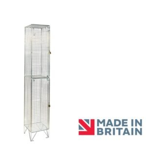 wire mesh 2 door midi lock low height