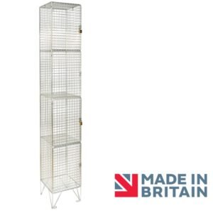 wire mesh 4 door lockers