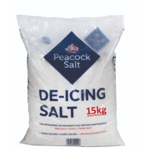 Peacock White De-icing salt 15kg bags