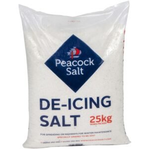 Peacock White De-icing salt 25kg bags