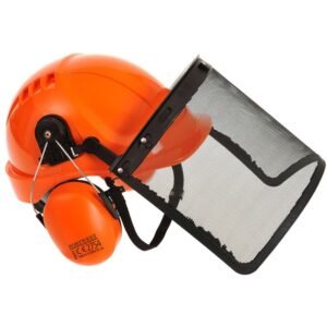 portwest ps98 forestry safety helmet kit orange