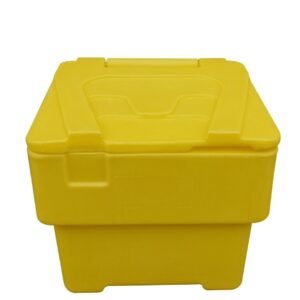 60 litre stackable grit bin yellow