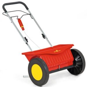 wolf garten salt spreader 20kg capacity