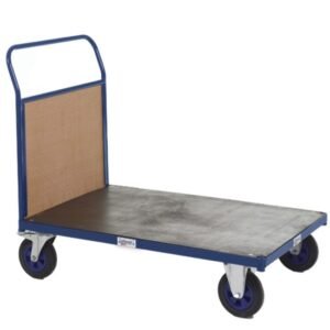 apollo ply end platform truck single blue