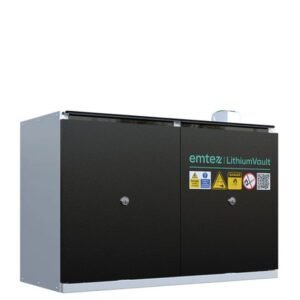 LithiumVault Small 2-Door Li-Ion Battery Cabinet